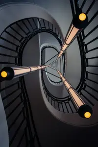 Escalier en colimaçon d’un immeuble ancien